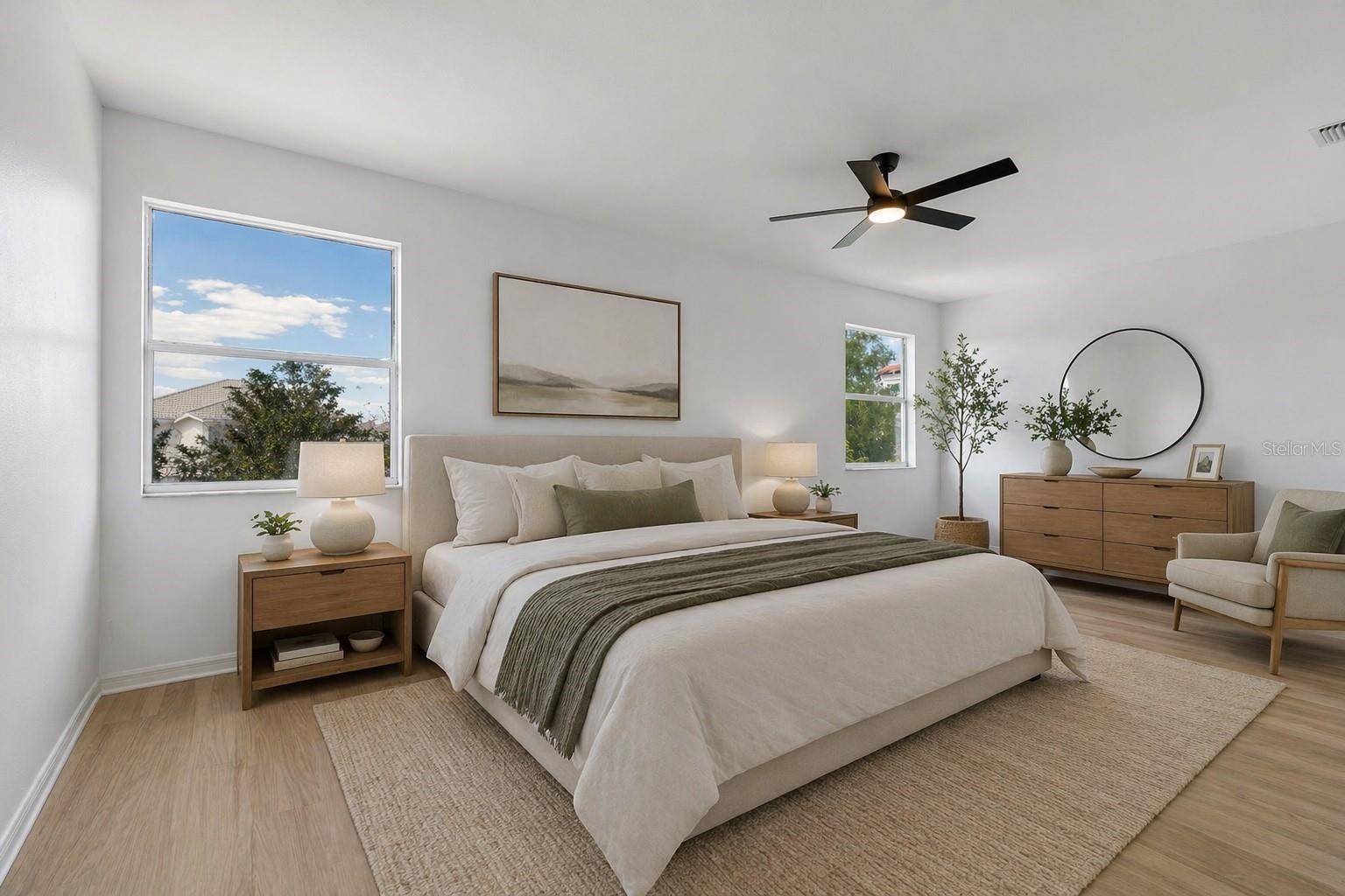 AI Generated Primary Bedroom