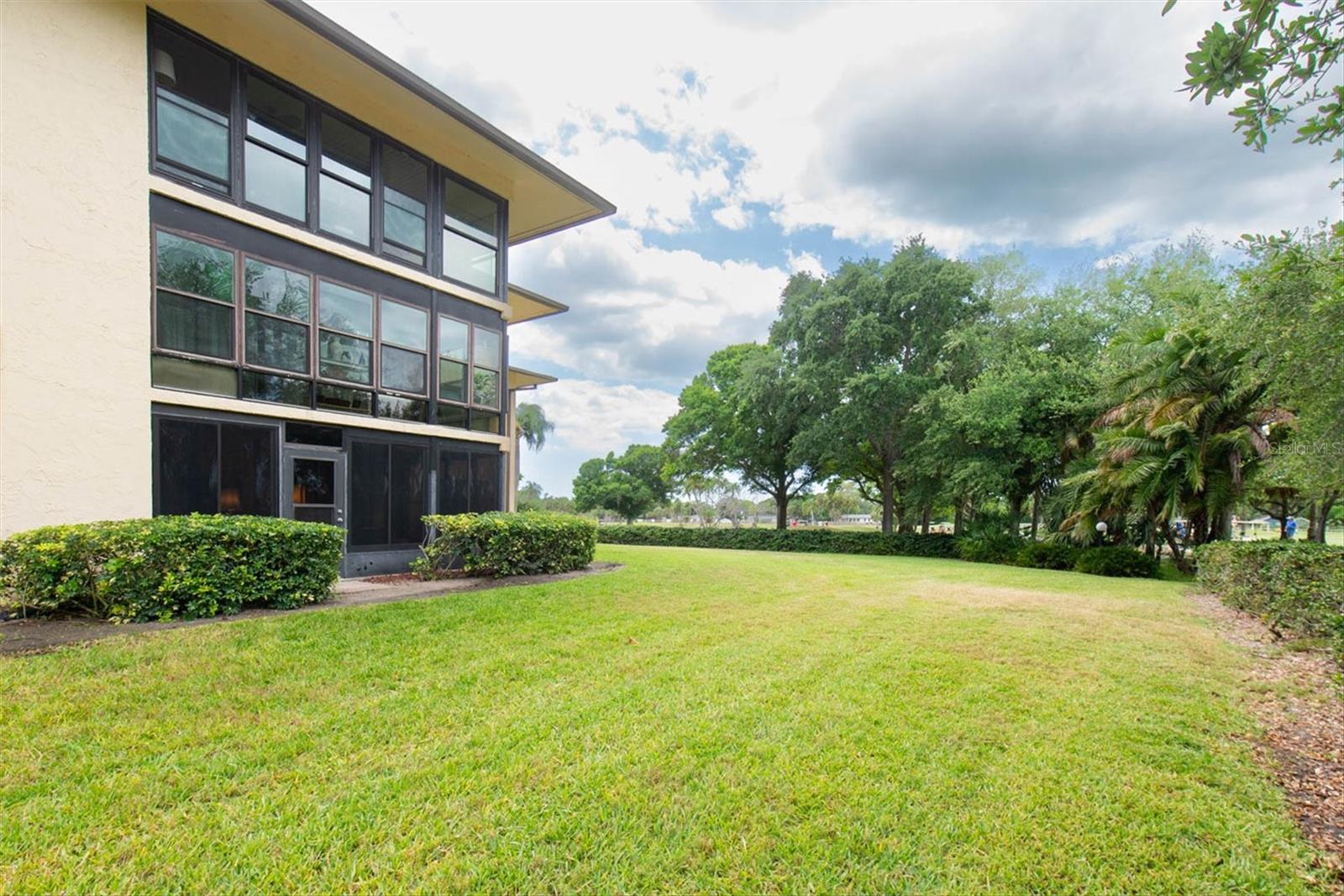 Outside area of the Back door