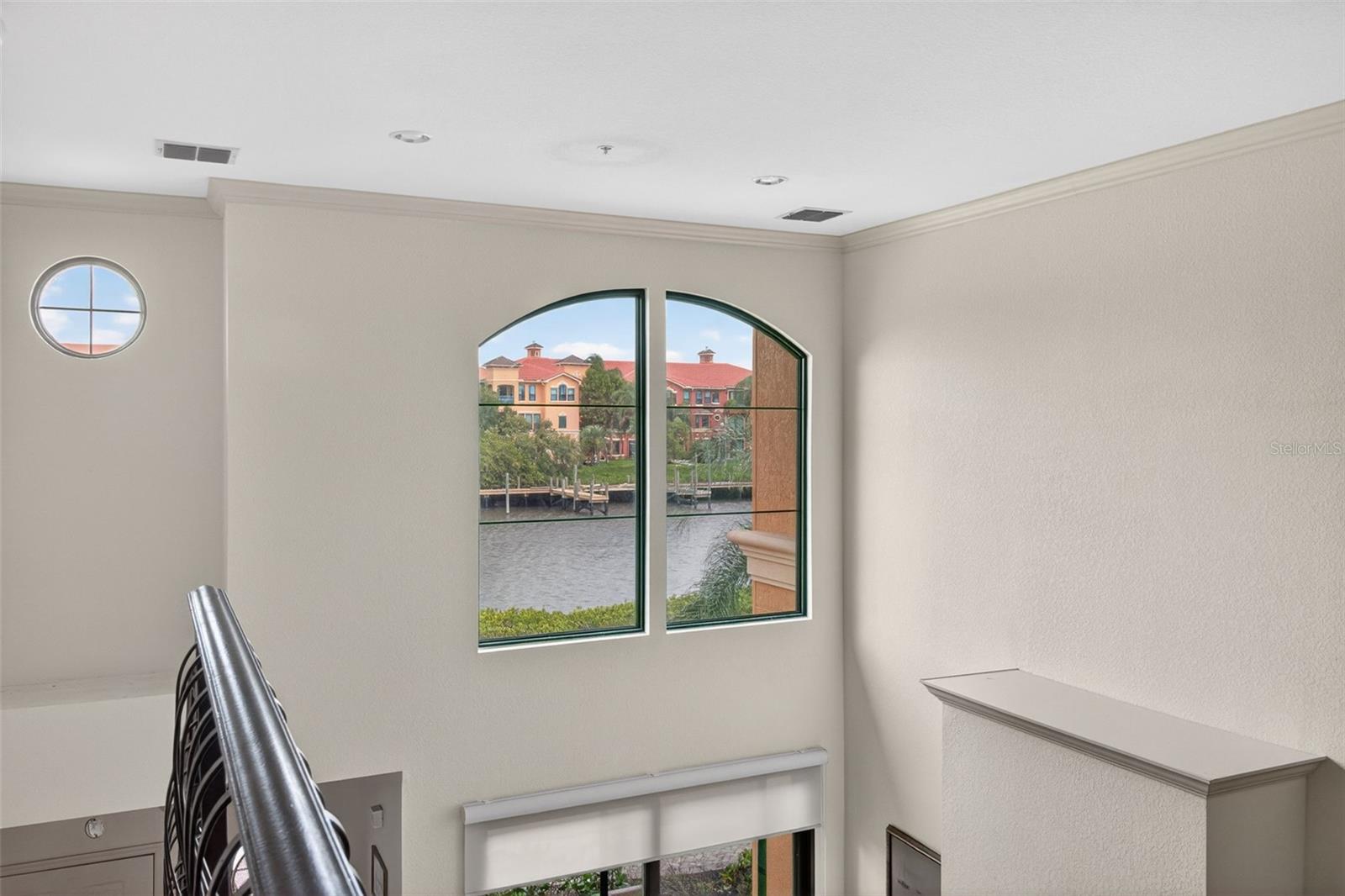 Views of the water and community docks from the family room