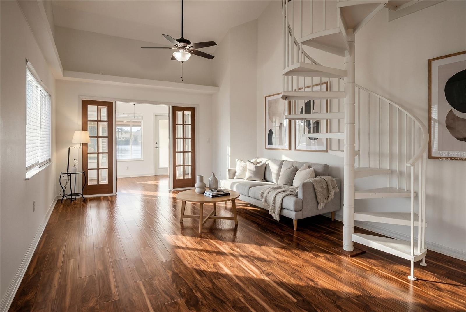 Your cool living room "Virtually Staged"