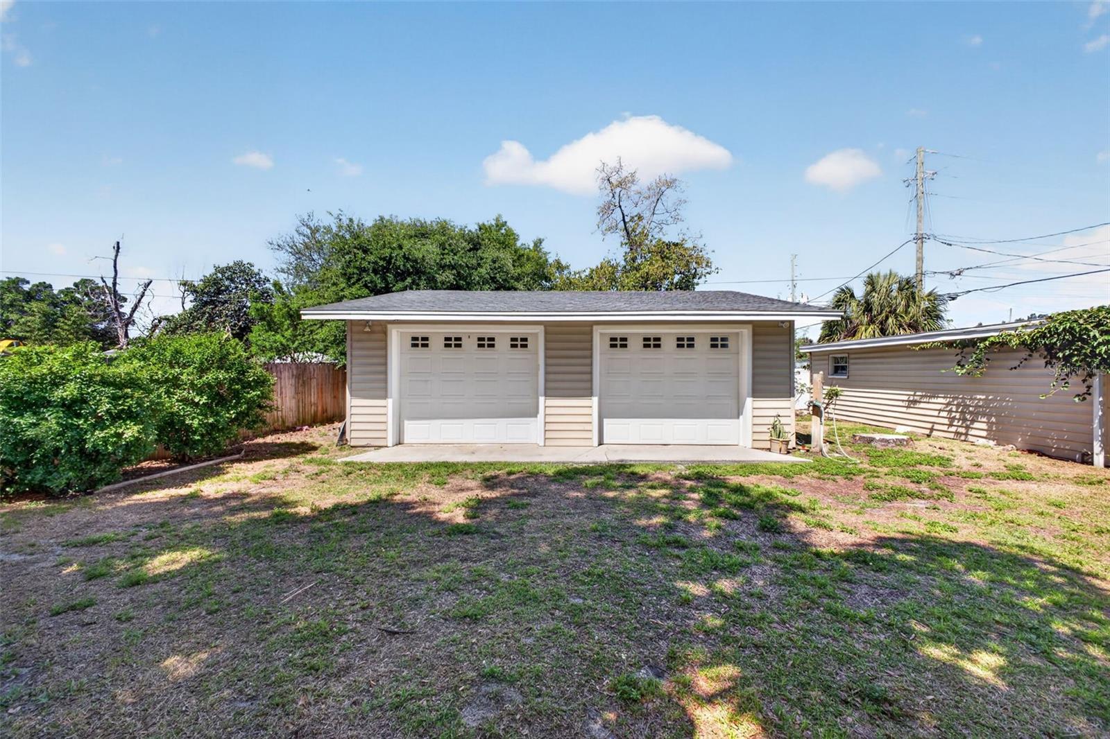 Driveway Parking Pad Looking Toward The Back of House