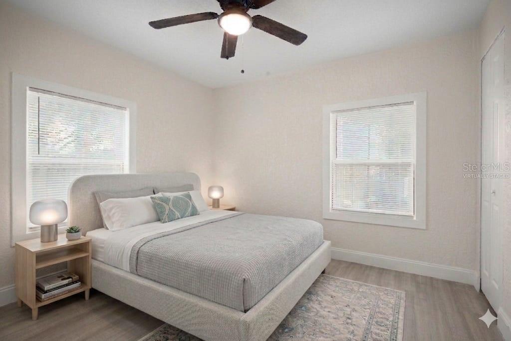 VIRTUALLY STAGED BEDROOM 1