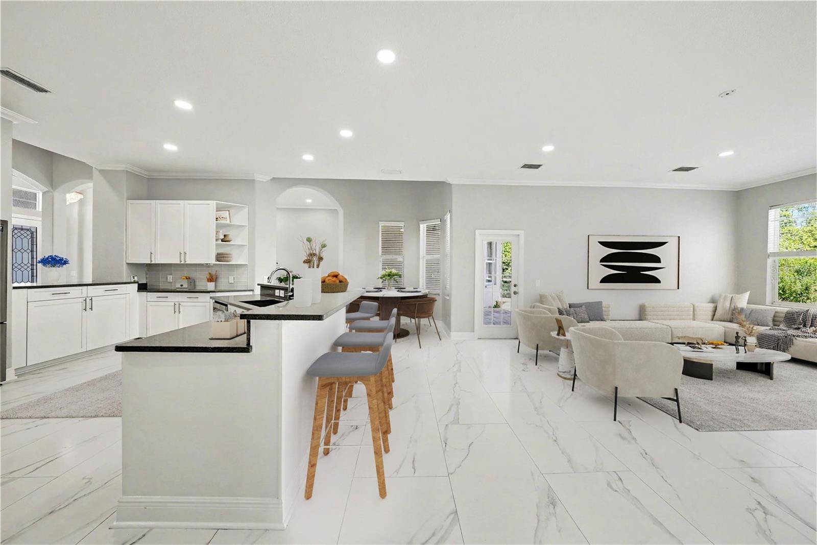 Virtually staged - Kitchen