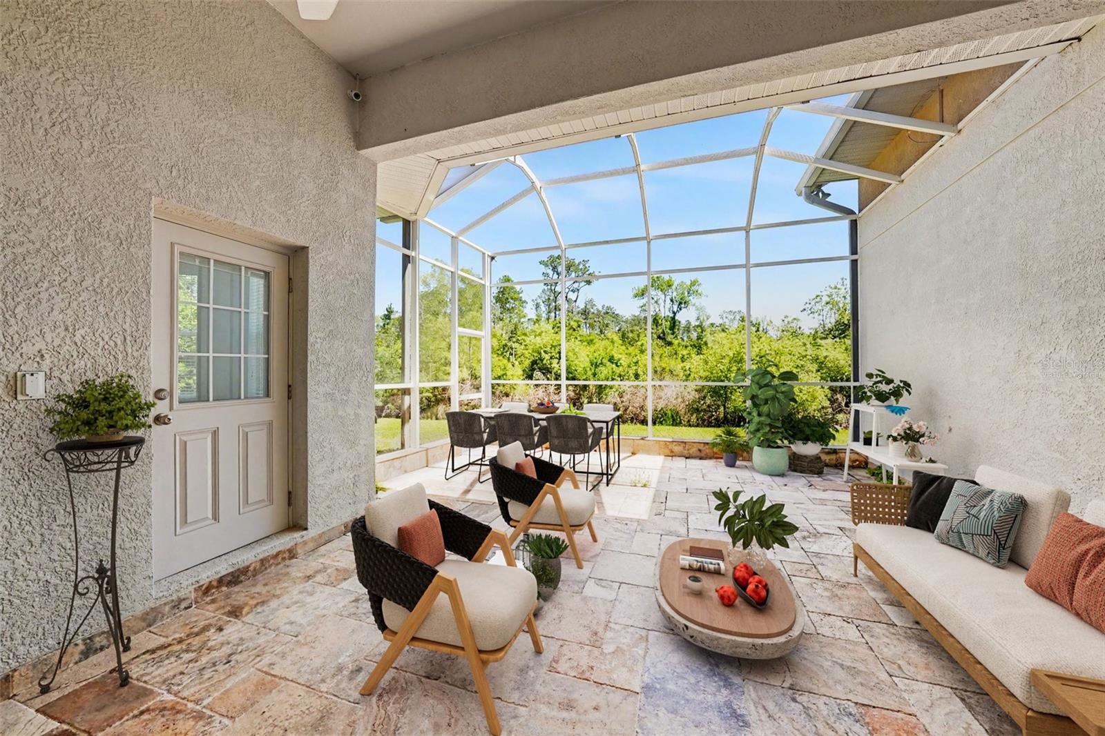 Virtually staged - Oversized patio