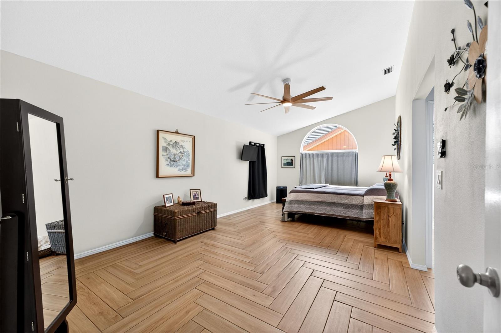 Spacious master bedroom