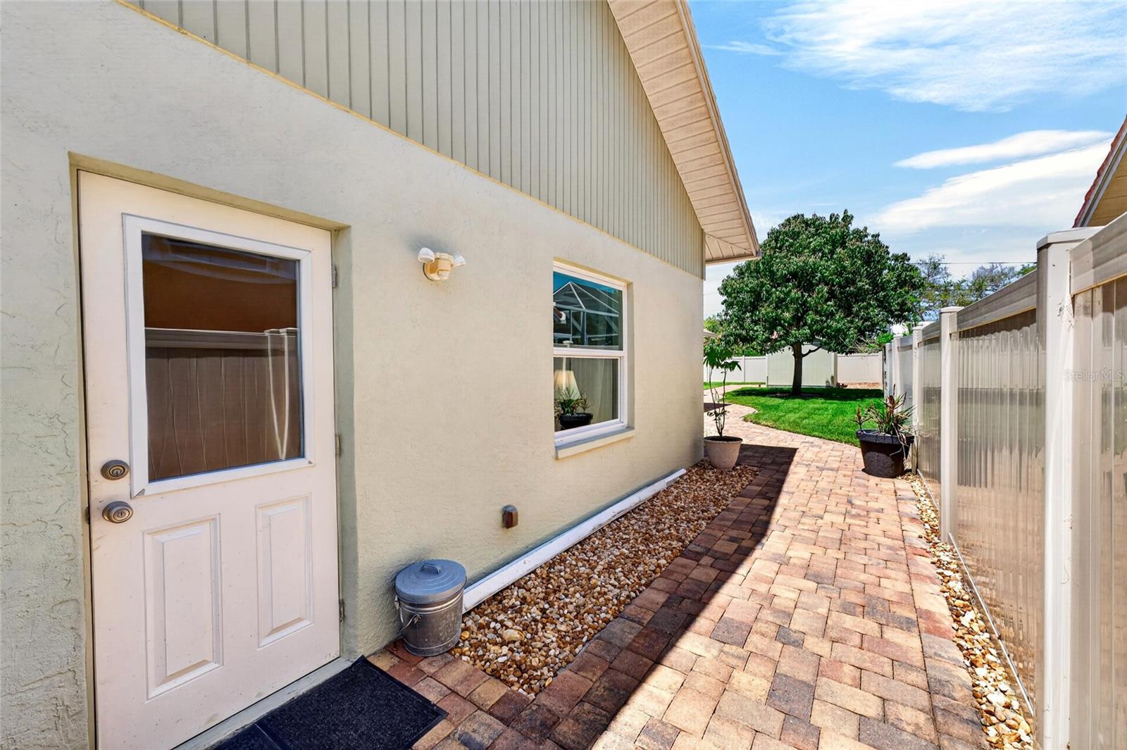 Garage access to backyard