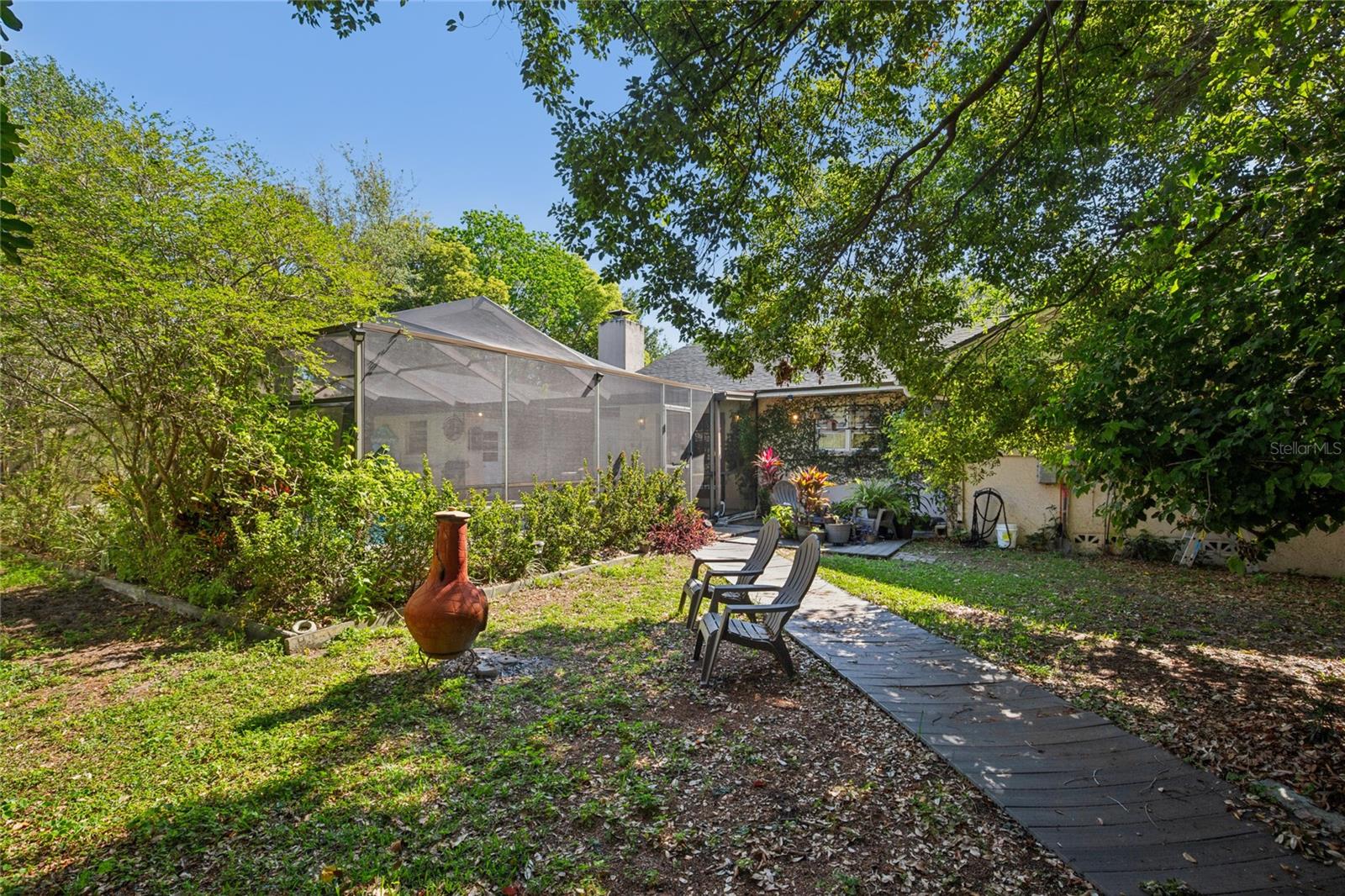 Pathway to the in-law suite