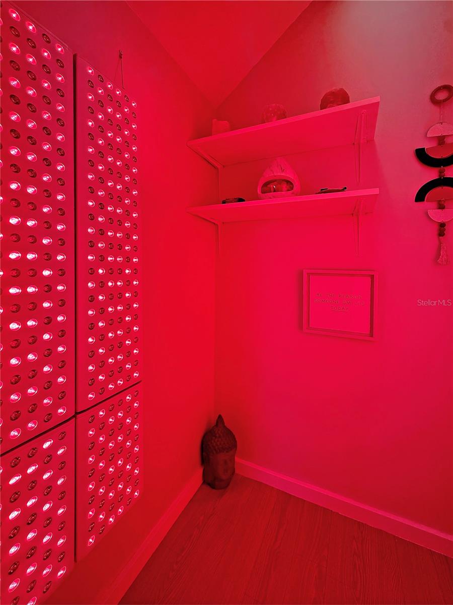Red Light Therapy Room ON