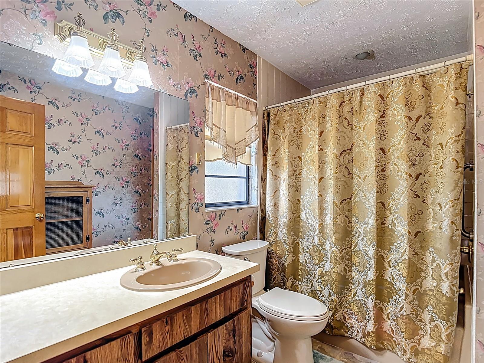 Second sink is in the section with the tub/shower.