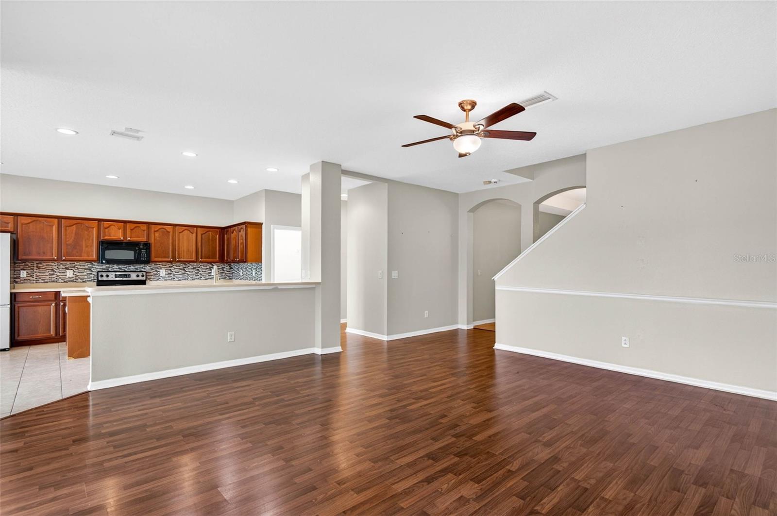 Family Room & Kitchen