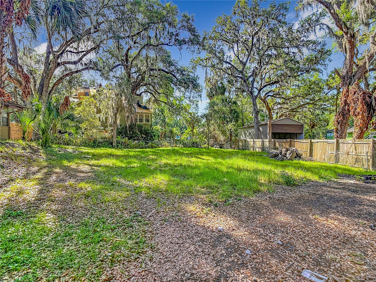 The possibilities are endless with this size yard!