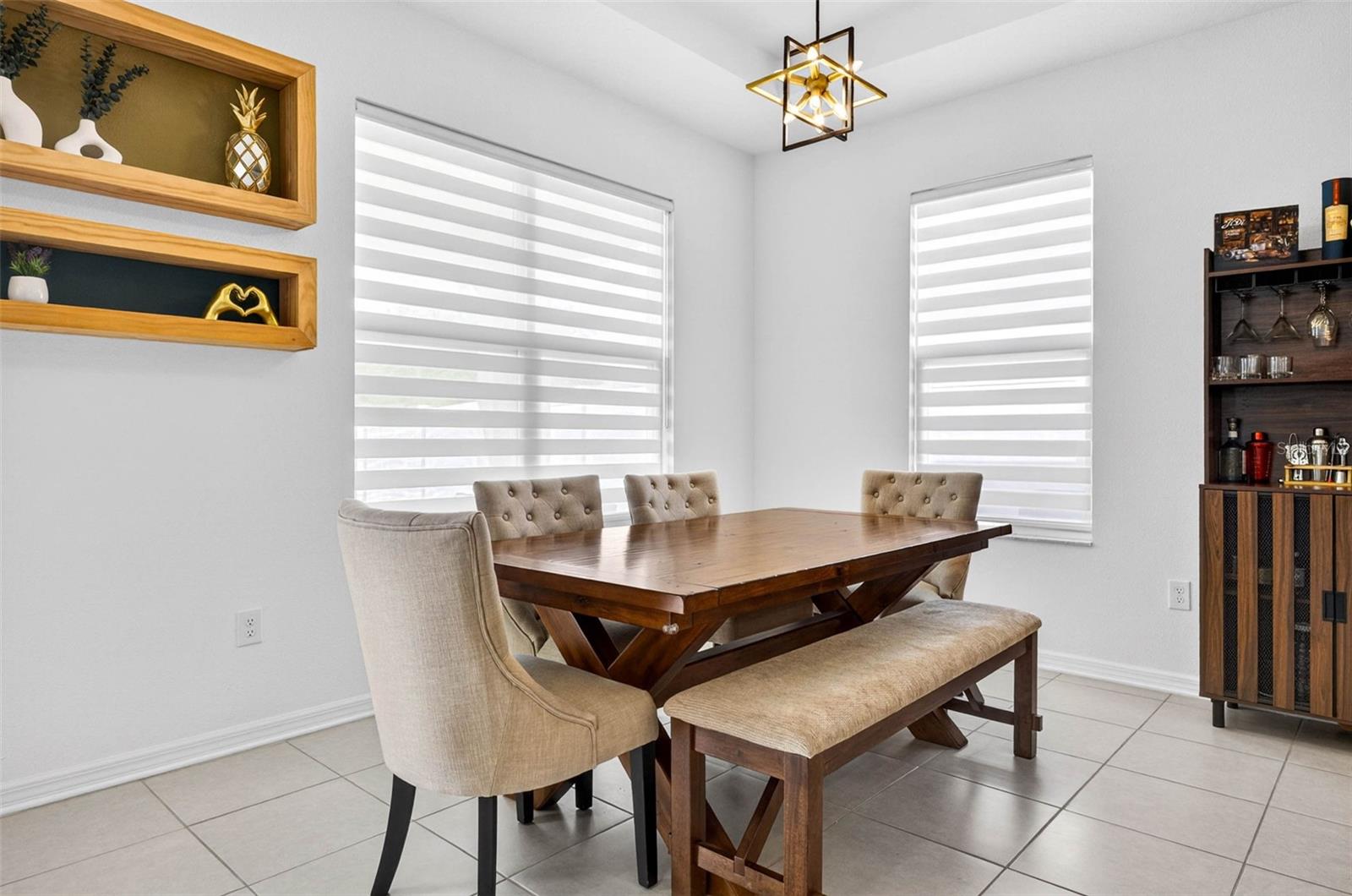 This table can expand which gives you seating for up to 12!