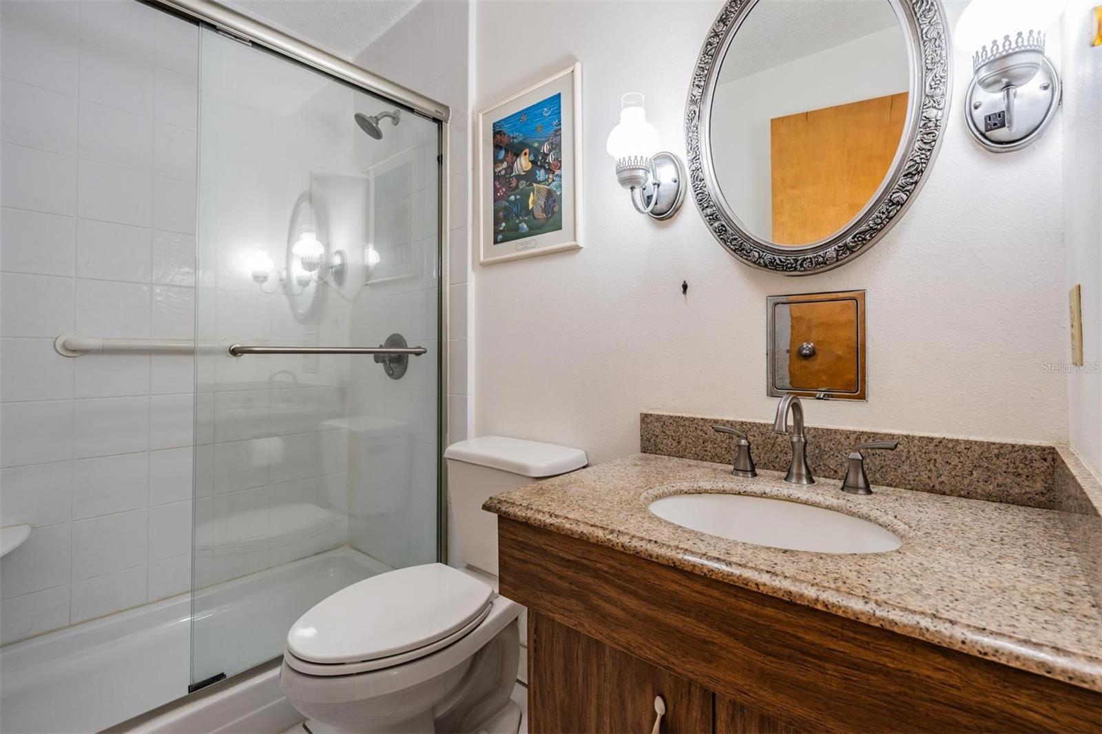 Full Bath With Renovated Shower