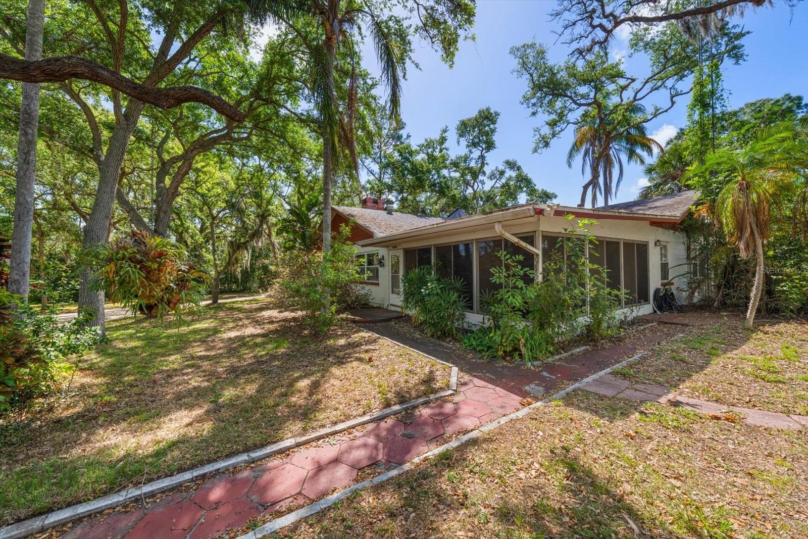 Main house and patio