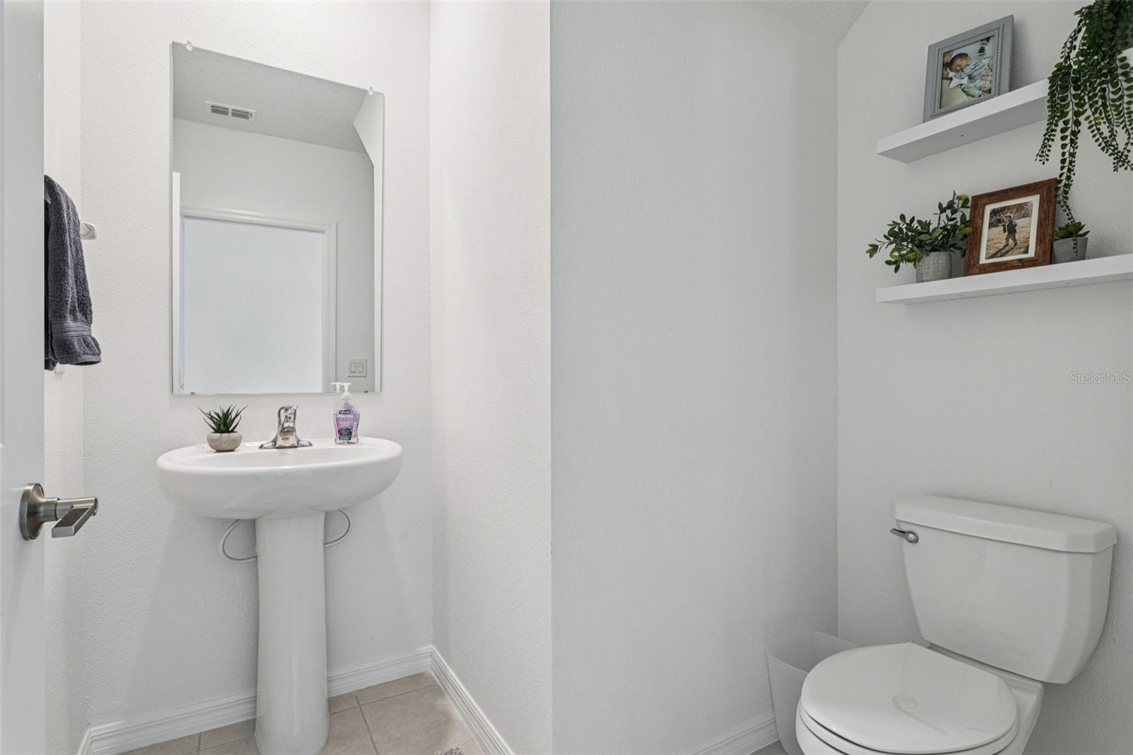 Downstairs half-bathroom