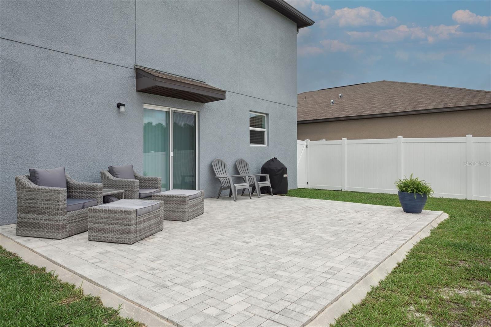 Custom paver pad