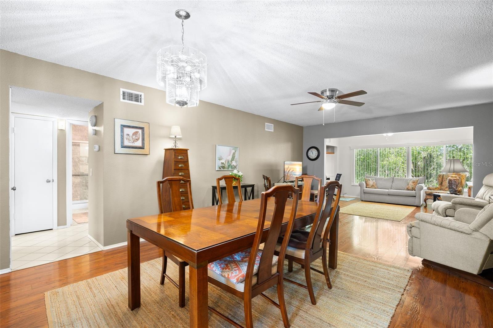 Great room open to bonus room