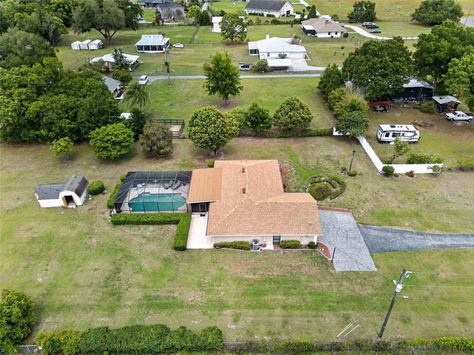 Aerial Side View - North