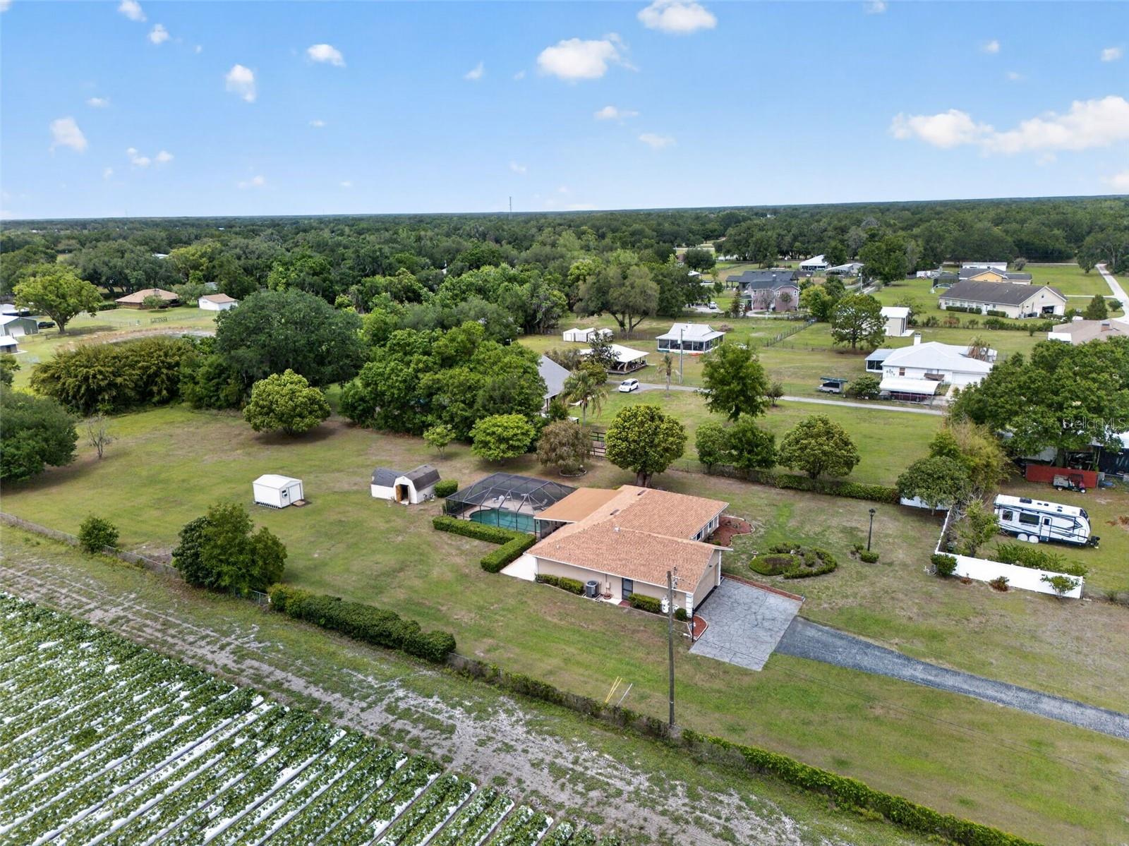 Aerial Side View - North