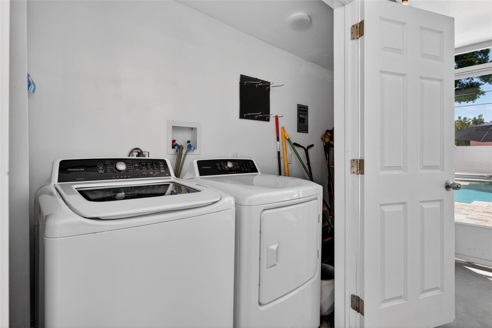 Lanai with Laundry Closet