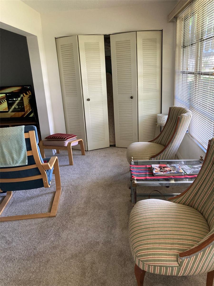 Bonus space facing back yard