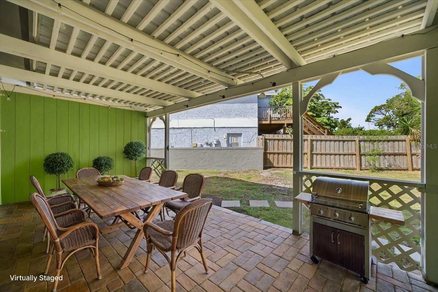 Pergola virtual stage