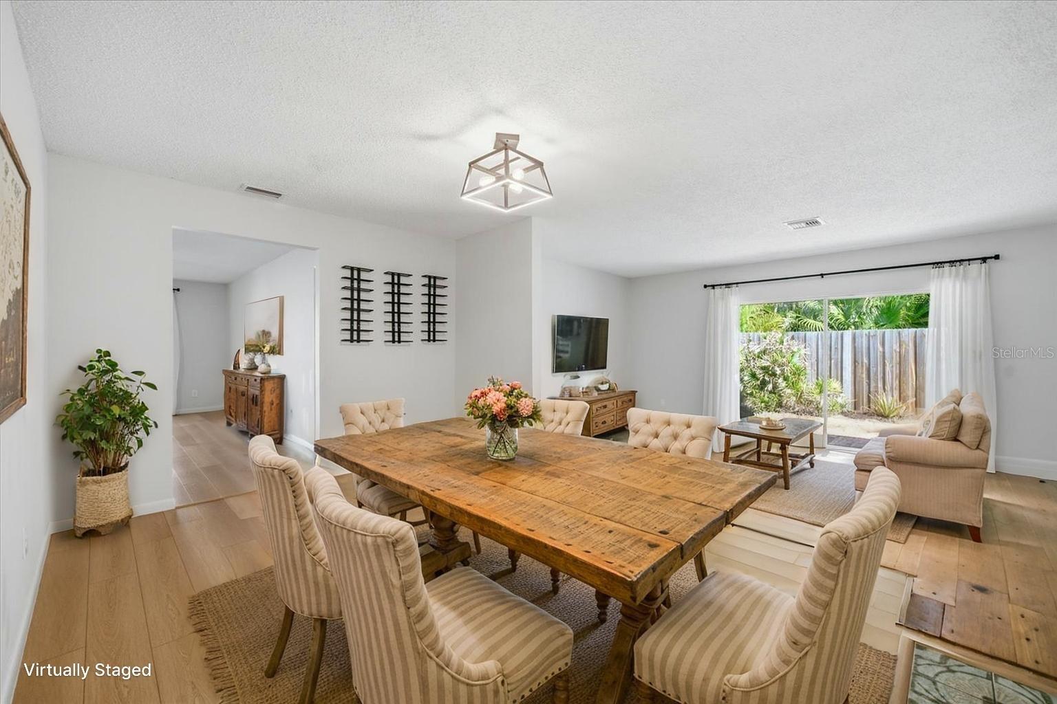 Dining room virtual stage