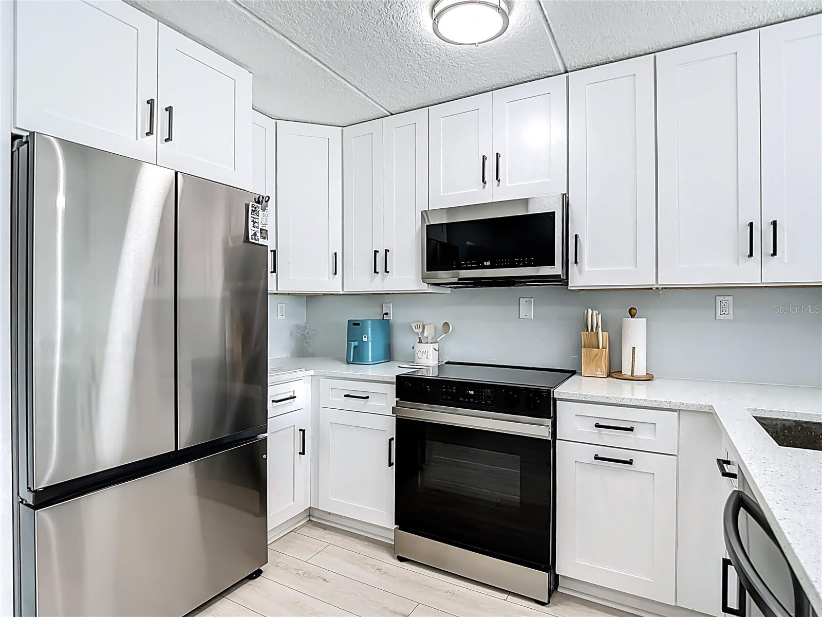 Completely renovated kitchen.