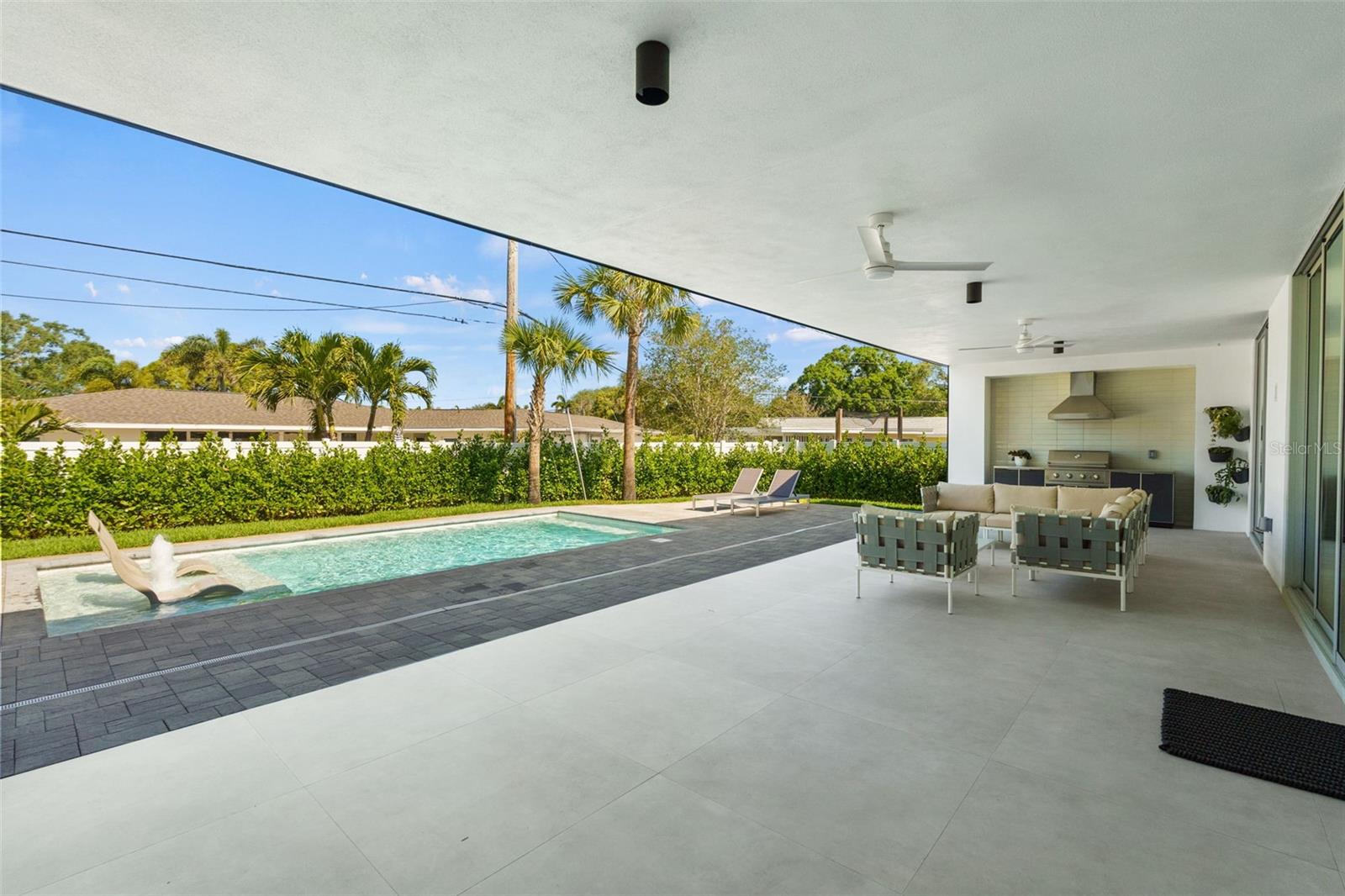 Covered Lanai for Outdoor Living