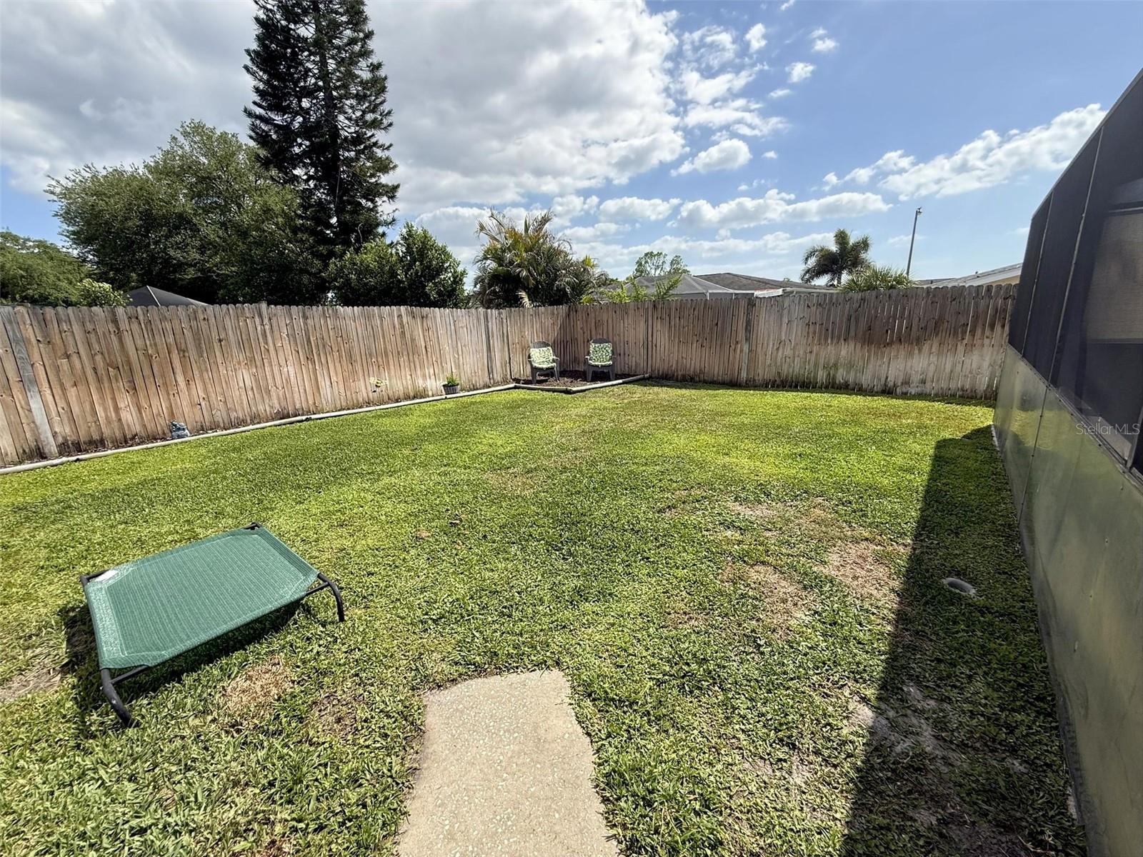 Fenced Backyard