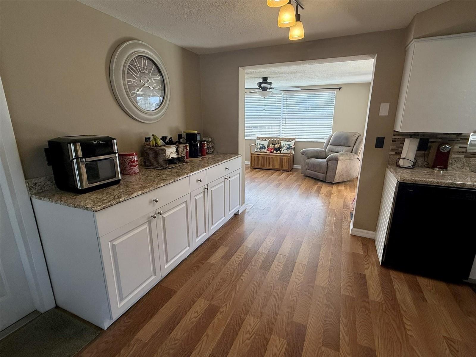 From kitchen to family room