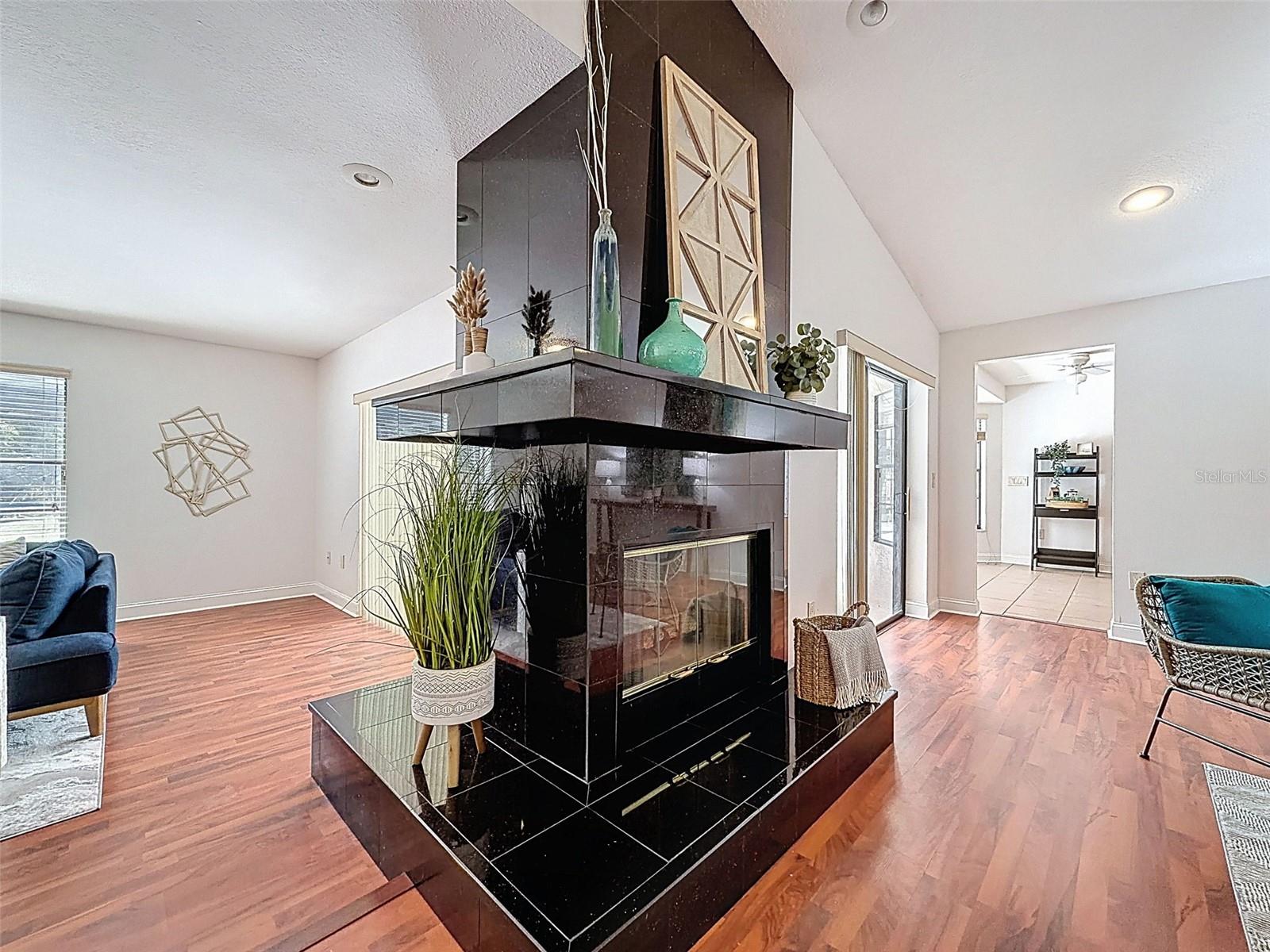 Fireplace in Living Area