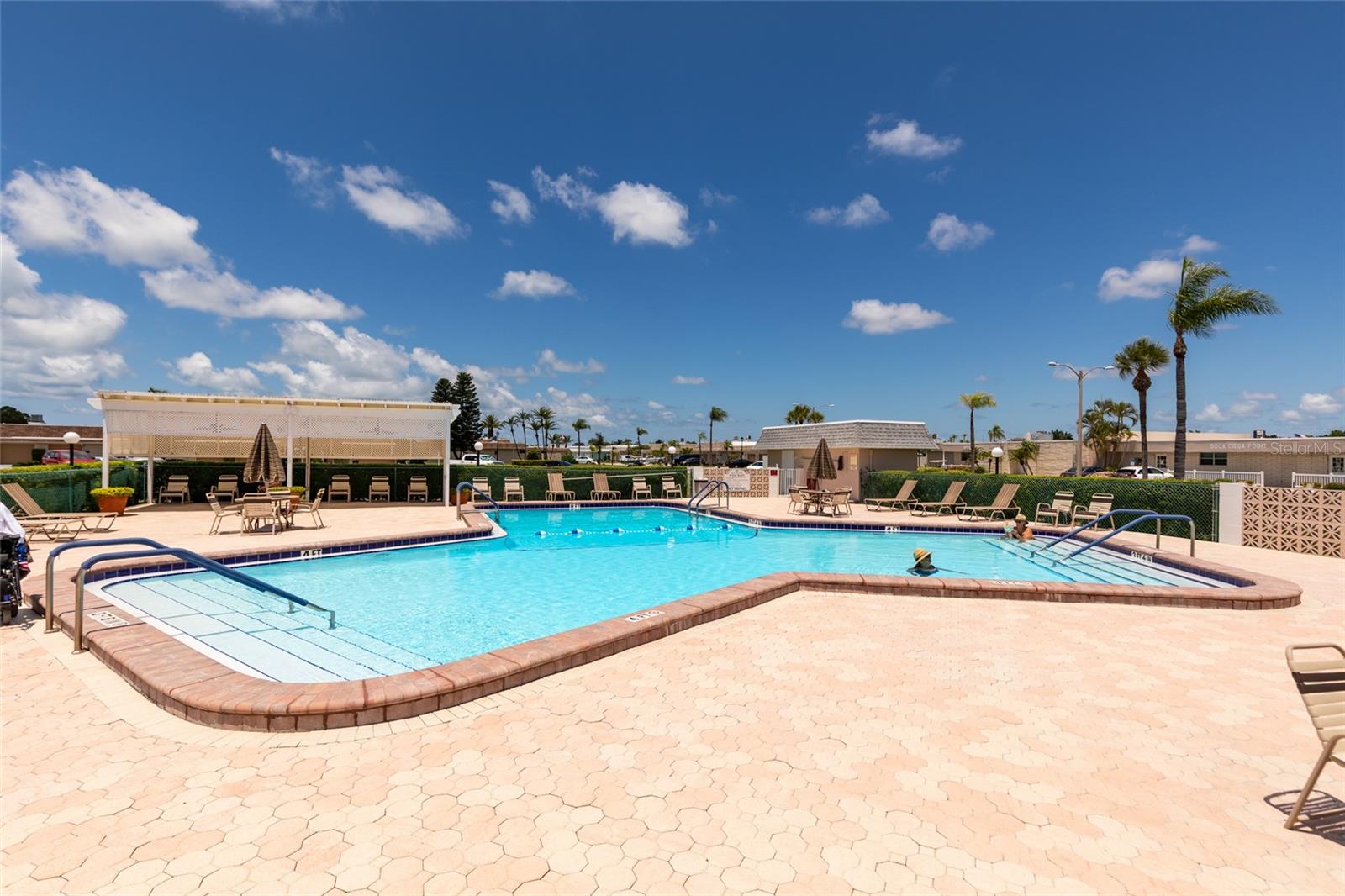 POOL HEATED AND COOLED