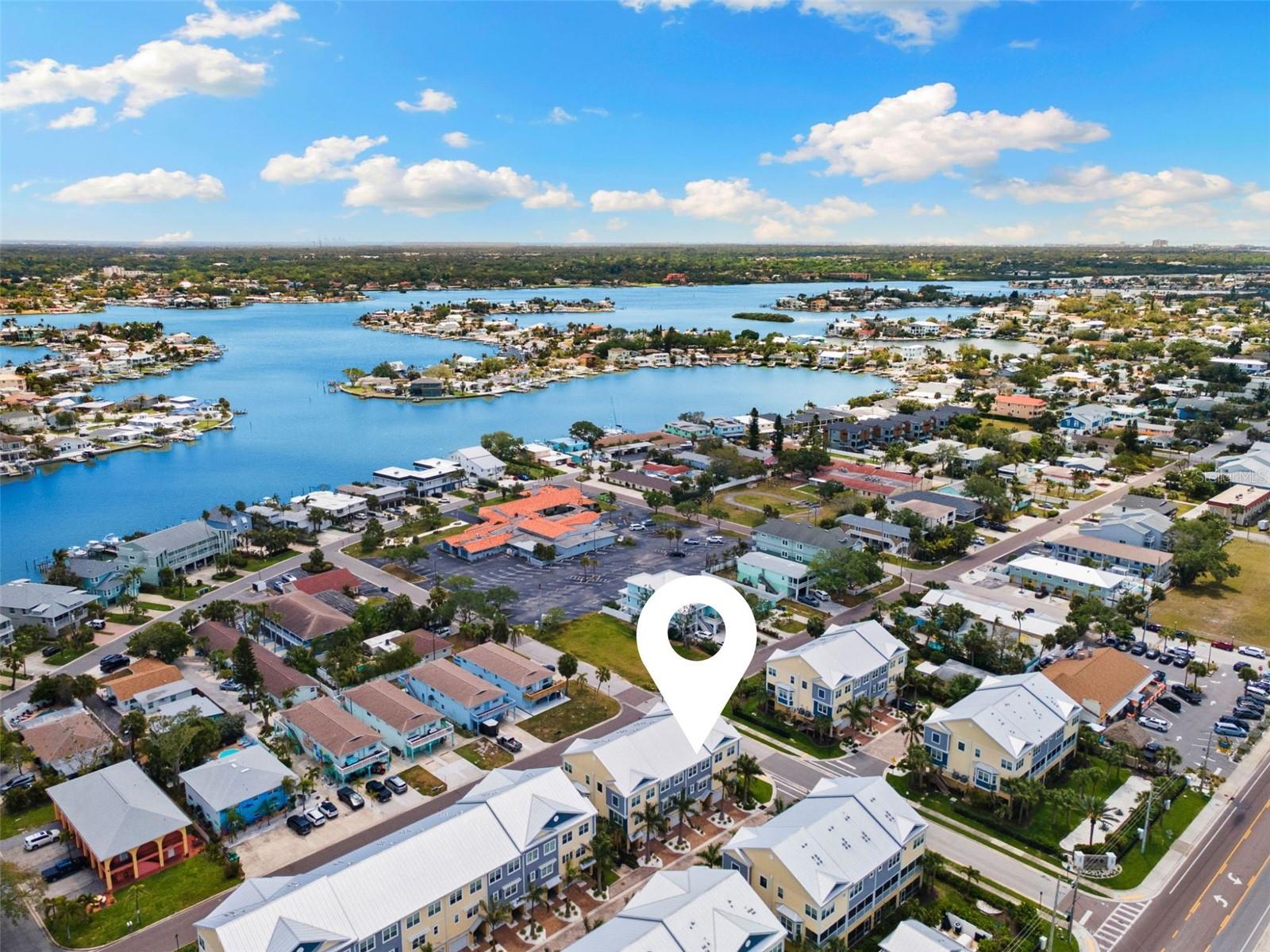 Aerial View with Intracoastal in Background