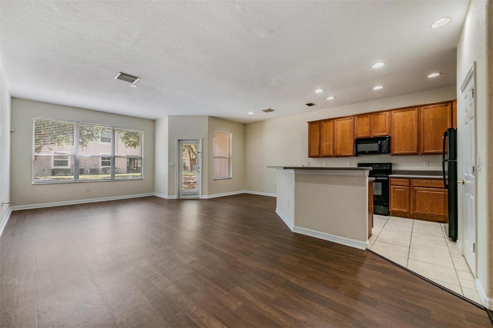 First Floor - Open Living Space