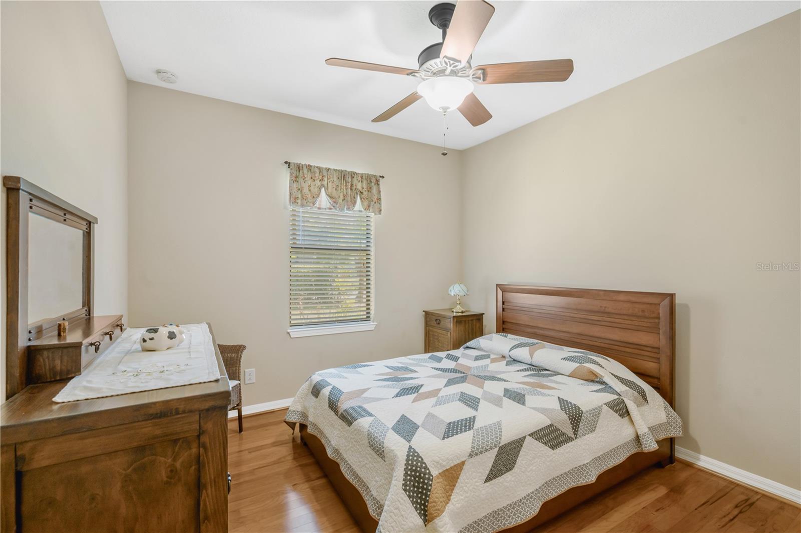 Secondary bedrooms also feature wood floors.  Bedroom #3 is 17' x 11'