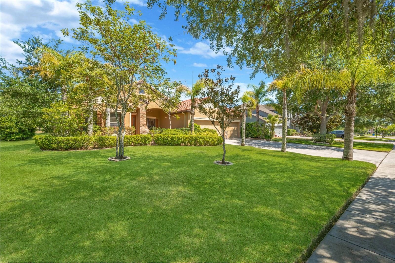 Enjoy quiet strolls through the Toulon community along manicured sidewalks.