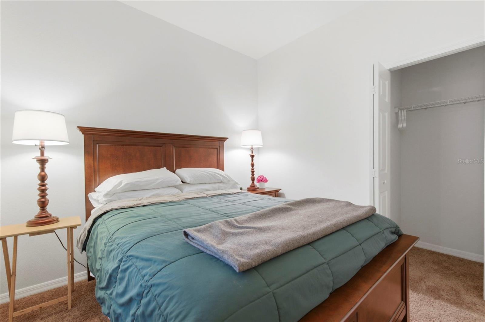 Bedroom 2, located on the front side of home.