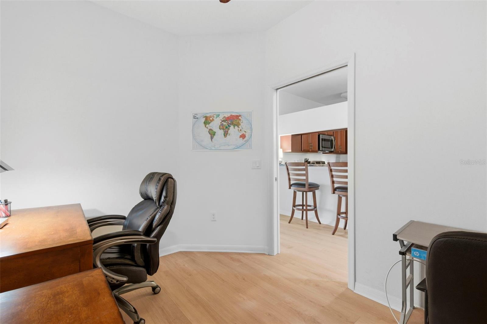 Bonus room, potential for a den, office, library etc.