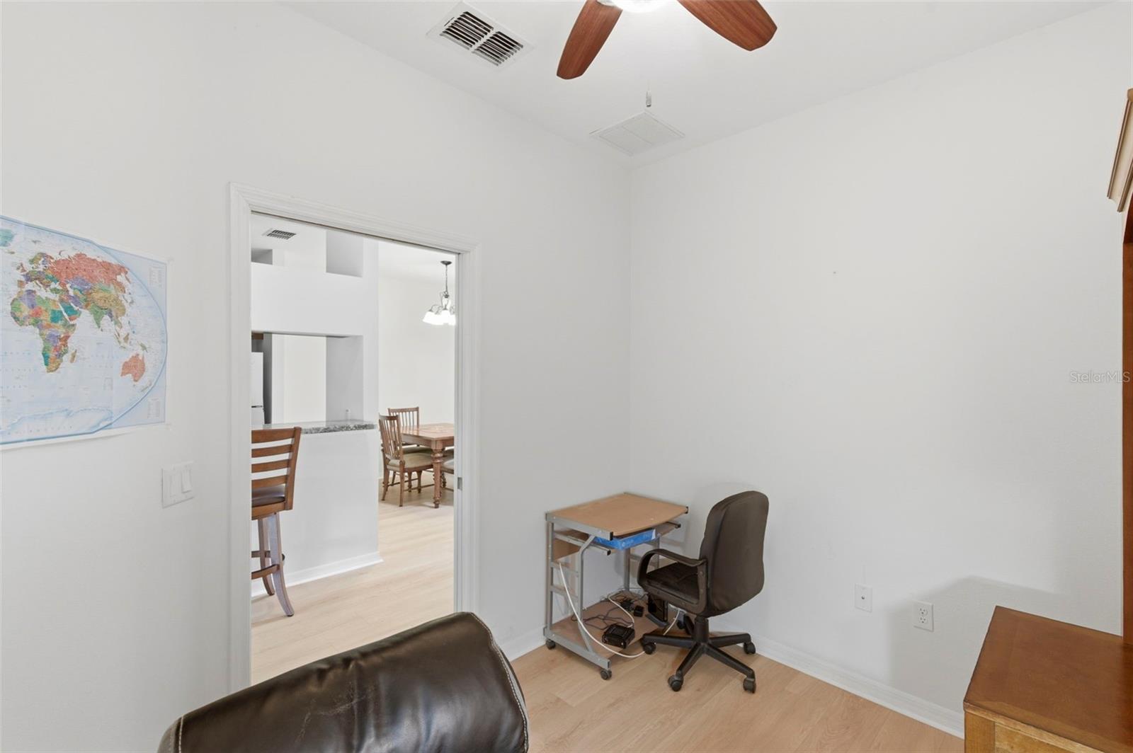 Bonus room, potential for a den, office, library etc.