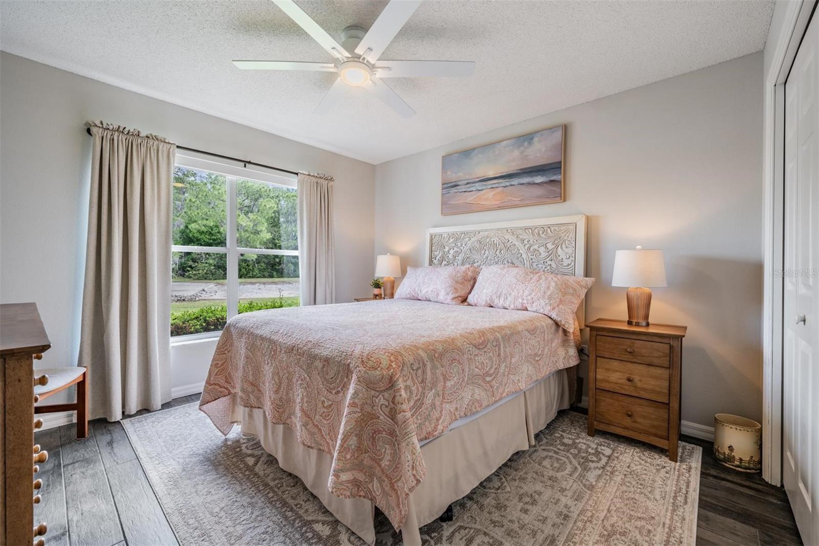 Bedroom 3 with pond views