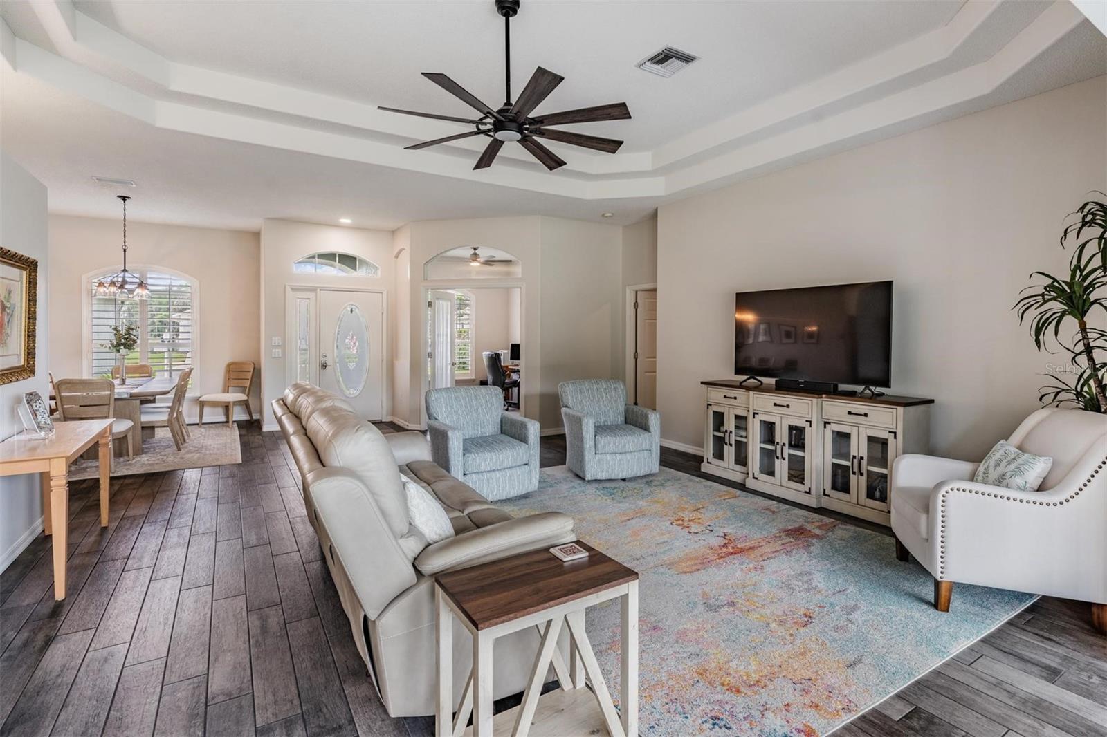 Great room/dining area