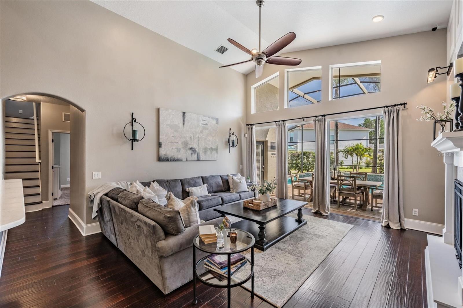 Arched doorways are a great plus!