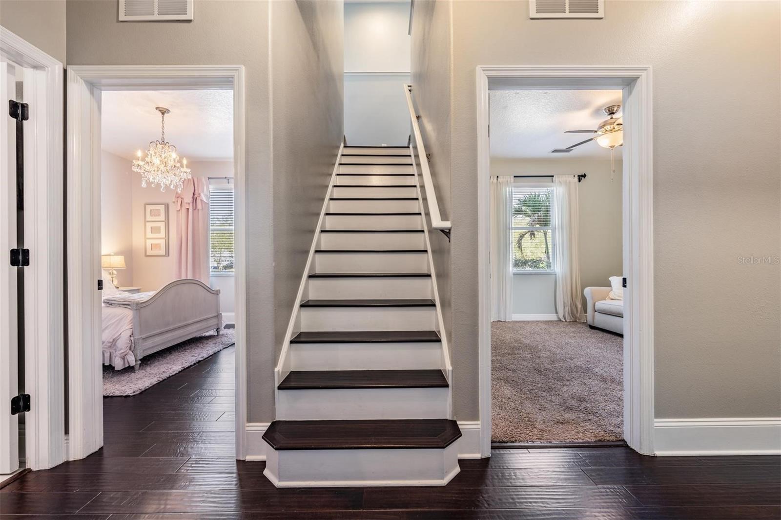 Stairs lead to sought-after loft