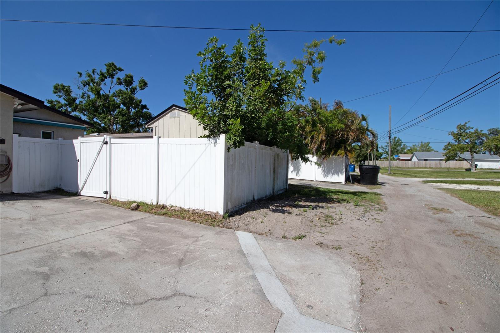 Ample parking, bring your boat. Also has the Tesla charger.