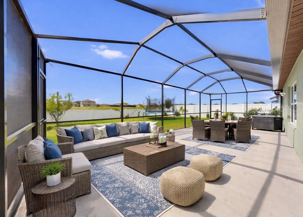 Virtually Staged Lanai