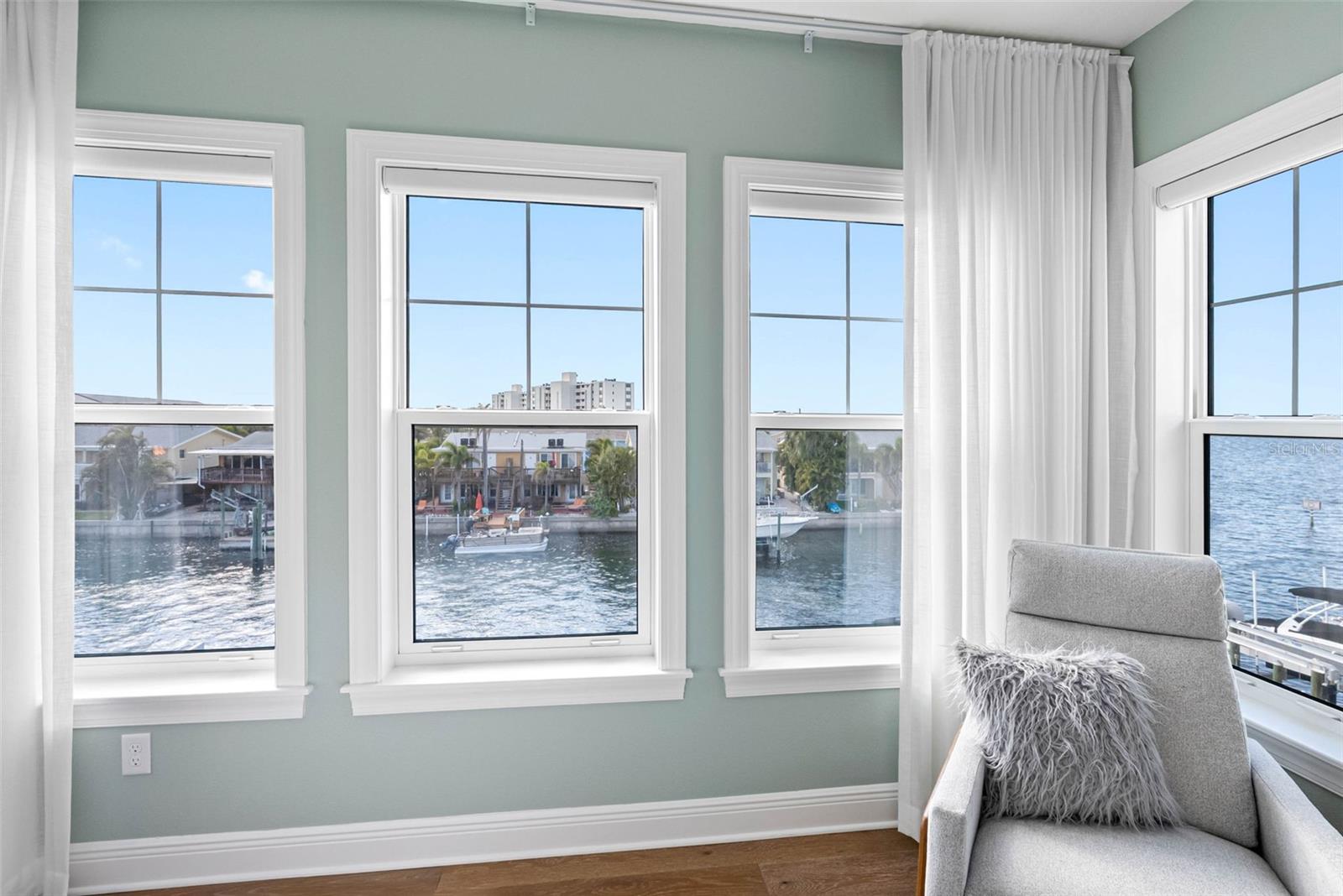 Primary Bedroom overlooking the water