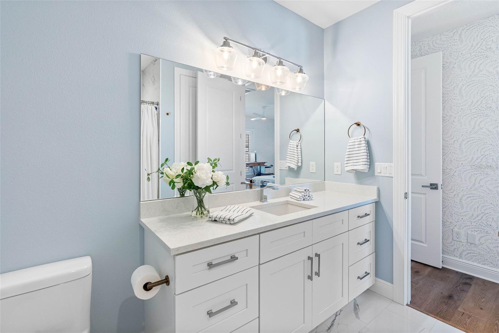 Third Full Bathroom Stone counter vanity