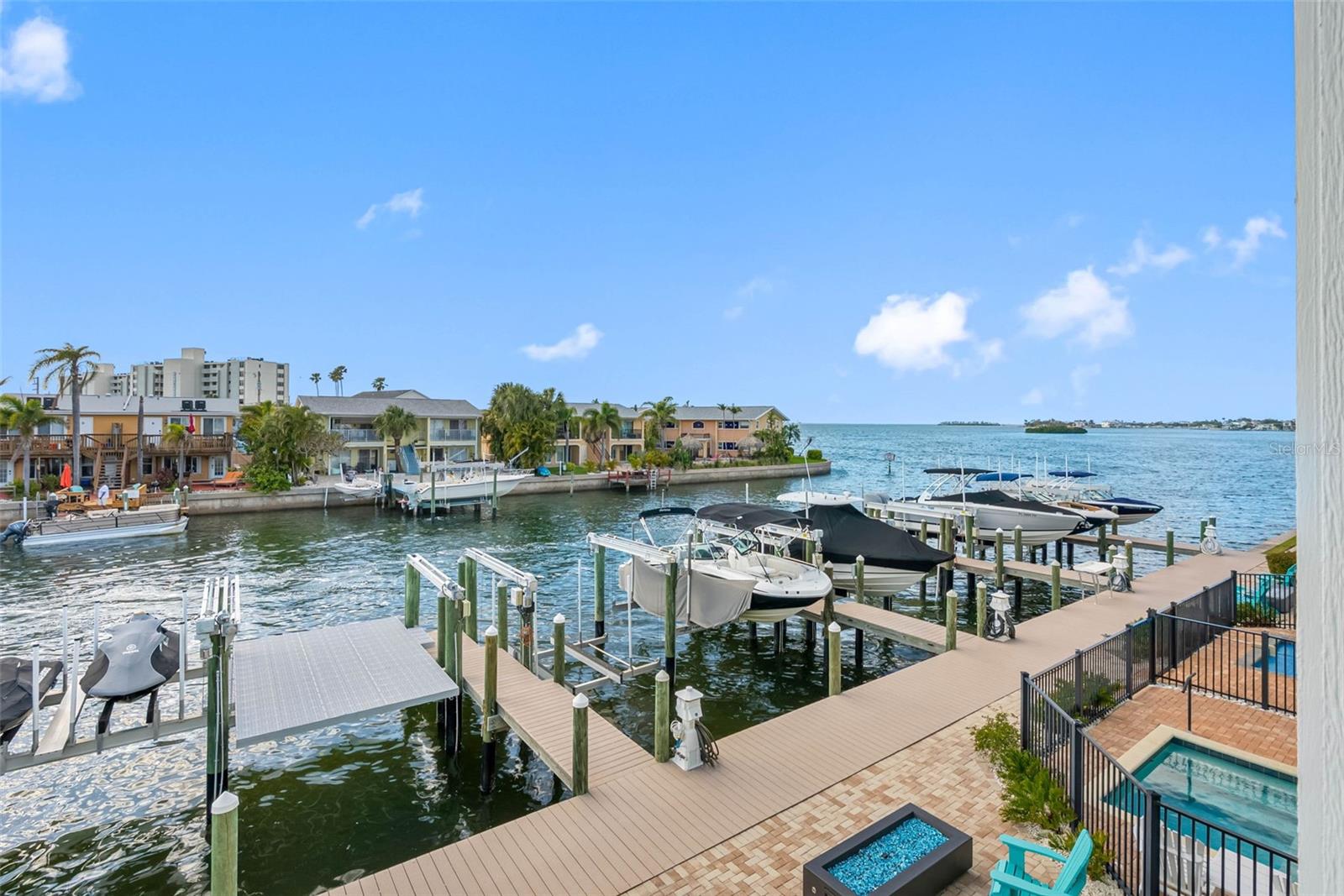 Dock on Canal to open water