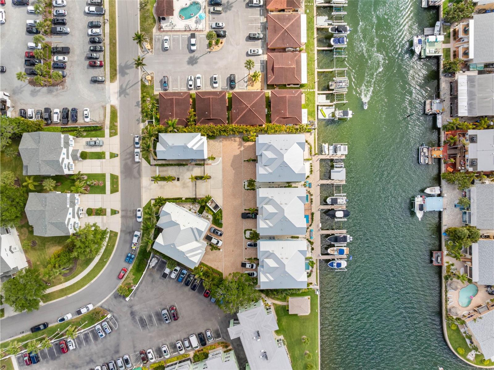 Airel view of the canal